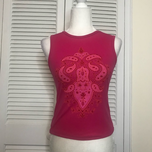 Rampage Tops - Vintage Hot Pink Top by Rampage - Size XS
